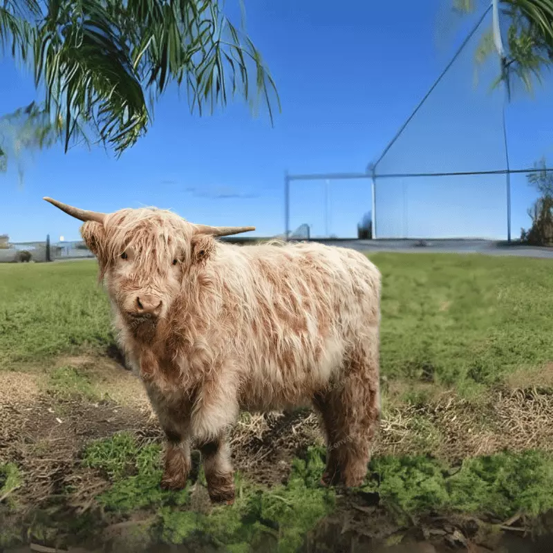 Miniature Highland Cow